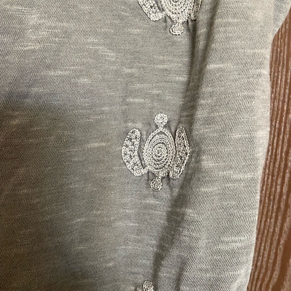 Lucky Brand Embroidered Acid Wash Tank Top - Picture 6 of 6